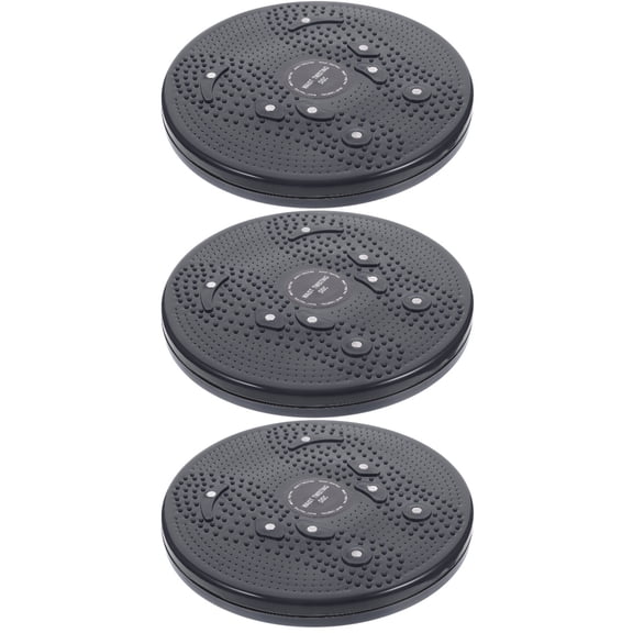 WRISTBIQUE Black Rotating Board for Home Fitness - Non-Slip Surface, Fat Reduction, Easy to Use