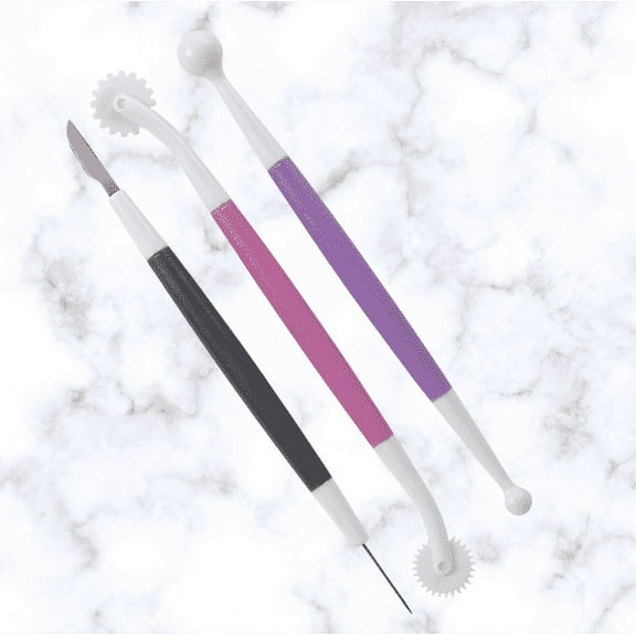 3 Pieces Fondant Tool Set