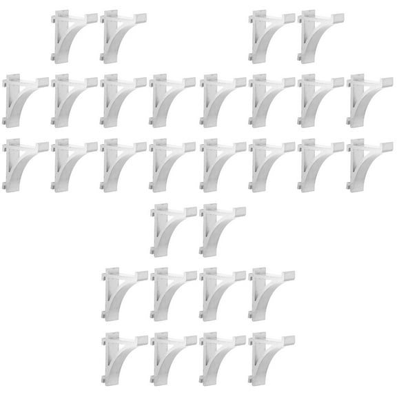 3 Pieces Freezer Shelf Clip Aluminum Cooler Brace Dock Hinges Refrigerator Organizer Bins Silver