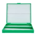 thumbnail image 1 of 3 Pieces Fridge Slice Box Microscope Slide Storage Rack Travel 20X16.2CM Green, 1 of 8