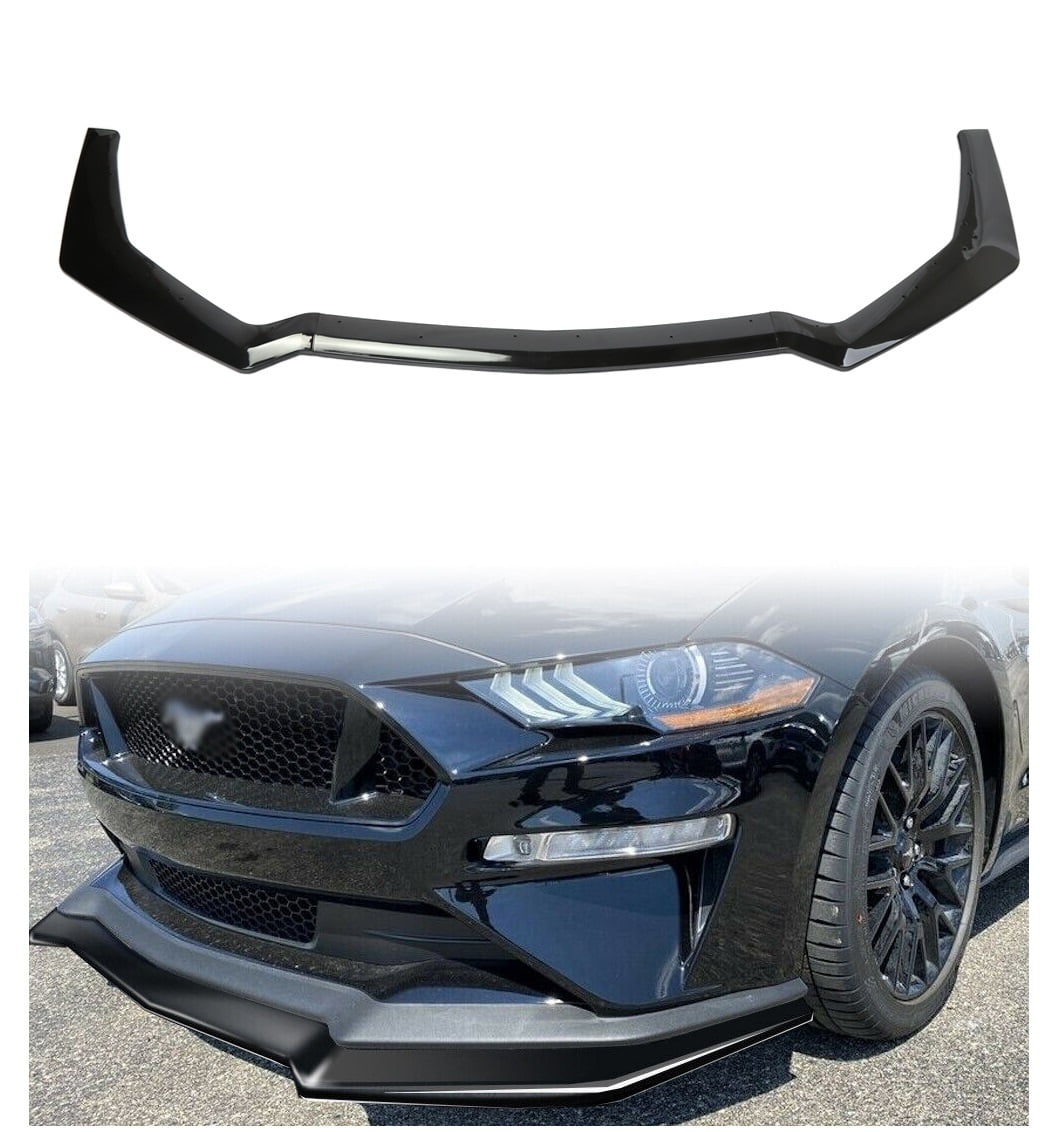 3 Pieces Front Bumper Lip For Ford Mustang GT / Ecoboost 2018-2020 Body