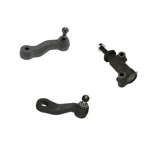 3 Pieces Front Idler Arm, Pitman Arm with 4 Grooves + Idler Arm Assembly Steering Kit Compatible with 4WD Models Fits select: 1999-2007 CHEVROLET SILVERADO, 2000-2006 CHEVROLET TAHOE