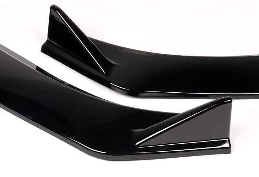 3-Piece ABS GT Style Front Bumper Lip Kit - For 2017-2019 Toyota Corolla SE/XSE Sedan