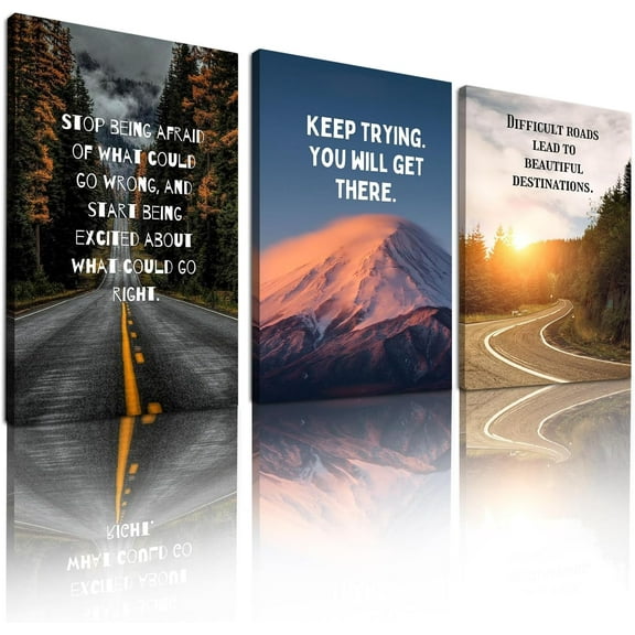 3 Pieces Glacier National Park Posters Retro Mountain Lake Canvas Wall Art Print Poster Vintage Decor Nature Landscape Picture Room Aesthetic for Bedroom Office Home Wall Decor (16x24in, Unframed)