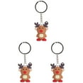 thumbnail image 1 of 3-Piece Nose Keychain Set with Unique 3D Design, Metal Accessories for Bags, Keys, and Everyday Use, 1 of 8