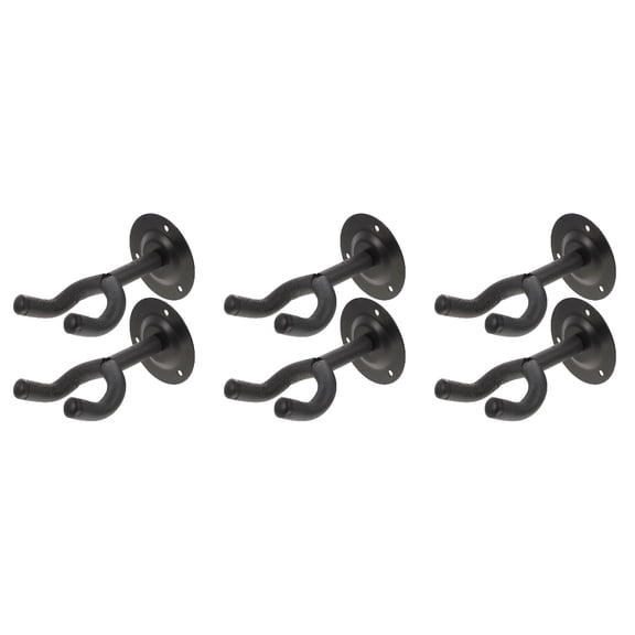 3 Pieces Guitar Hook Music Stand Holder Wall Hanger