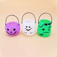 thumbnail image 1 of 3 Pieces Halloween Candy Bucket,Mini Halloween Candy Holder,pumpkin ghost cauldron candy bucket for trick or treat,Halloween Party Supplies, 1 of 6