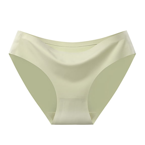 3 Pieces  Ice Silk Women Underwear Mid-waist Breathable Panites Triangle pants Women Briefs