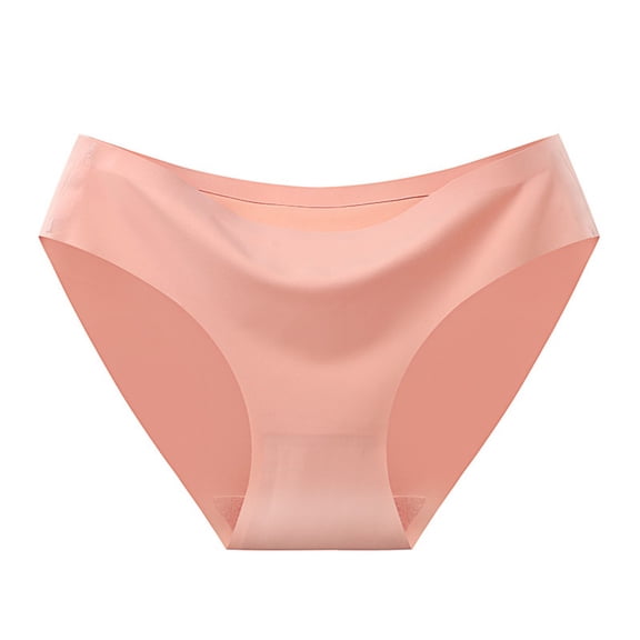 3 Pieces  Ice Silk Women Underwear Mid-waist Breathable Panites Triangle pants Women Briefs