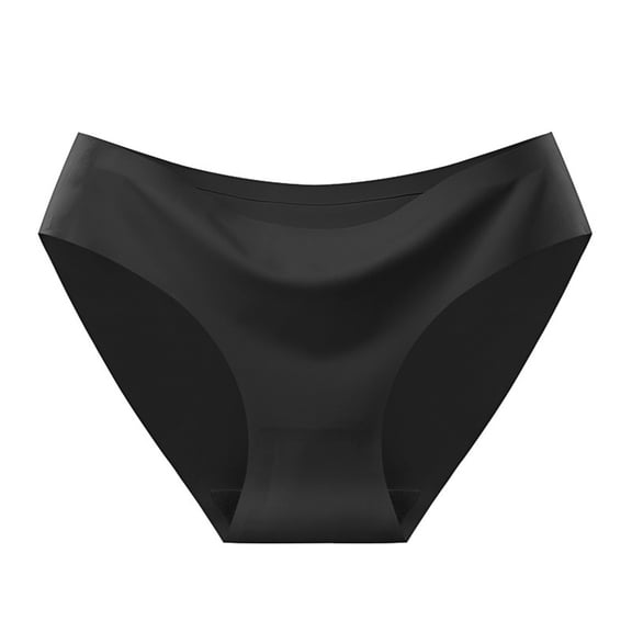 3 Pieces  Ice Silk Women Underwear Mid-waist Breathable Panites Triangle pants Women Briefs