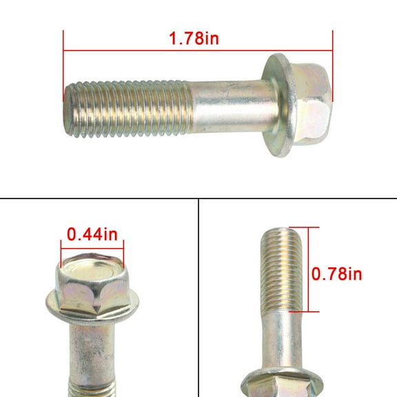 3 Pieces Intermediate Half Shaft Bolts Fit for 2003-2011 Honda Element