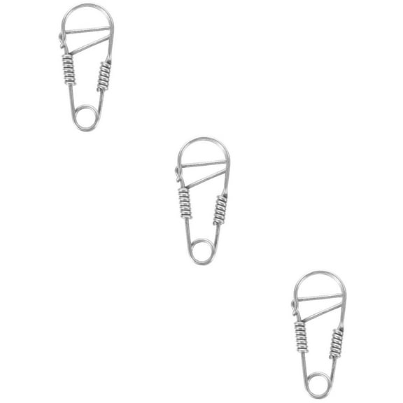 3 Pieces Key Lanyard Chain Keychain with Snap Clasp Man