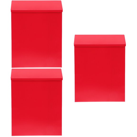 3pcs Wall-mounted Mailbox Creative Letter Container European Style Mail Letter Post Box