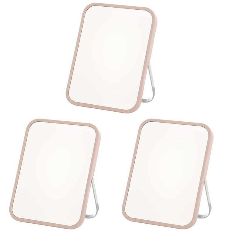 Square vanity mirror with stand deals