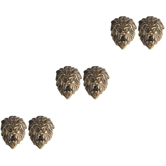 3 Pieces Lion Screw Back Blazer Vintage Antique Button 2.00X1.50X0.50CM