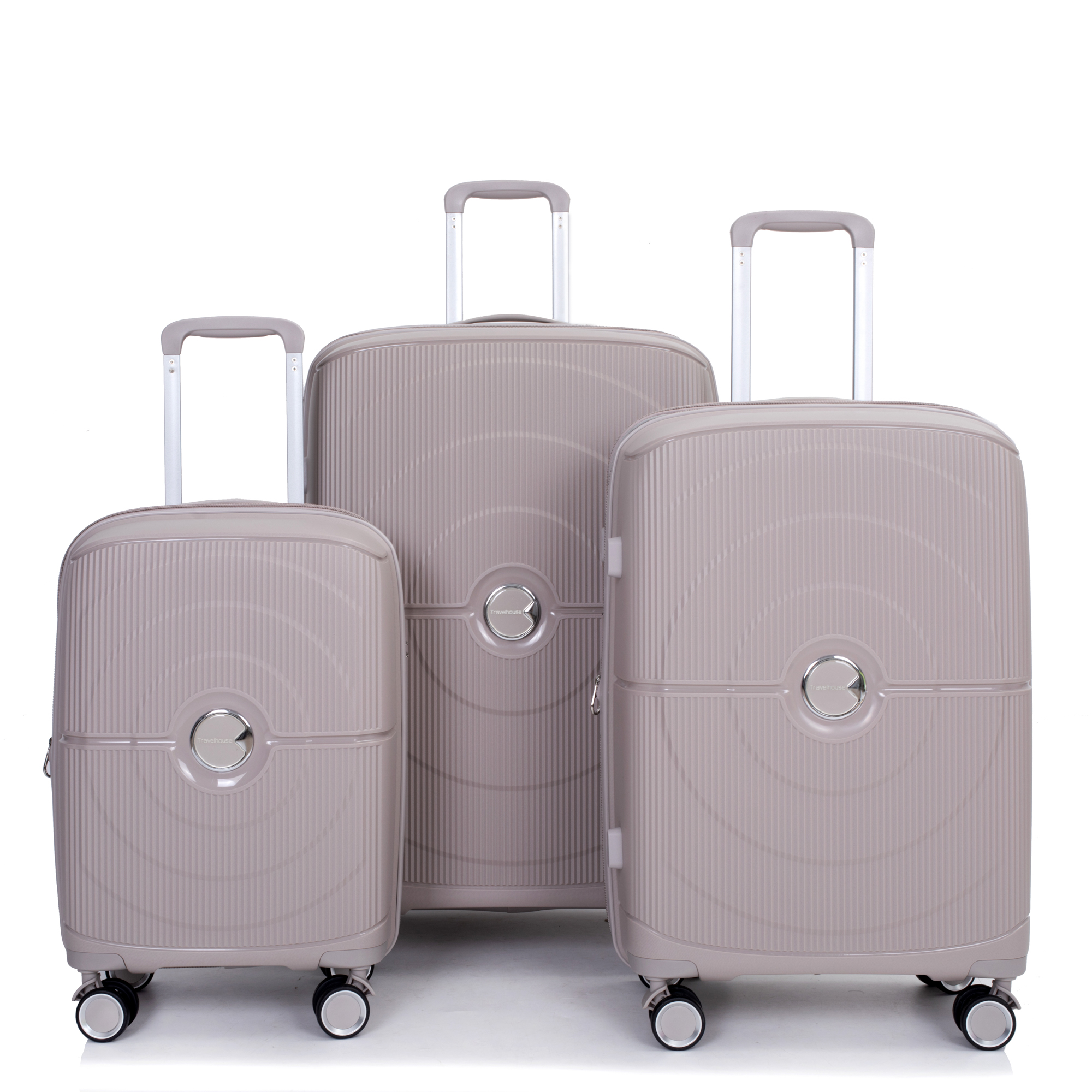 Rockland Luggage Santorini 2Piece Expandable Hardside Polycarbonate