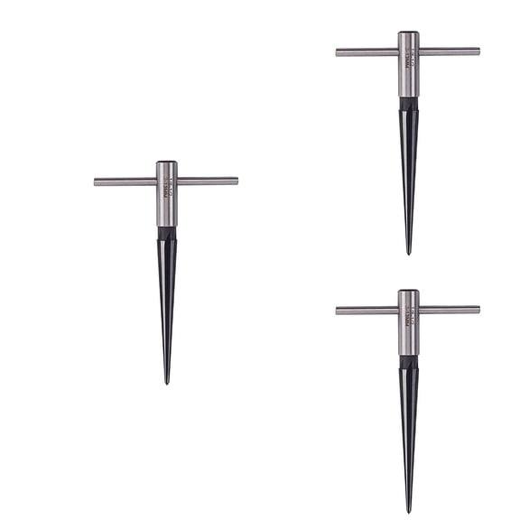 3 Pieces Luthier Cutting Tool 6 Fluted Chamfer Reaming Silver