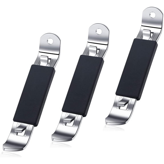 3 Pieces Magnetic Bottle Openers Can Opener Classic Beer Opener Stainless Steel Small Bottle Opener Can Tapper with Magnet for Camping and Traveling