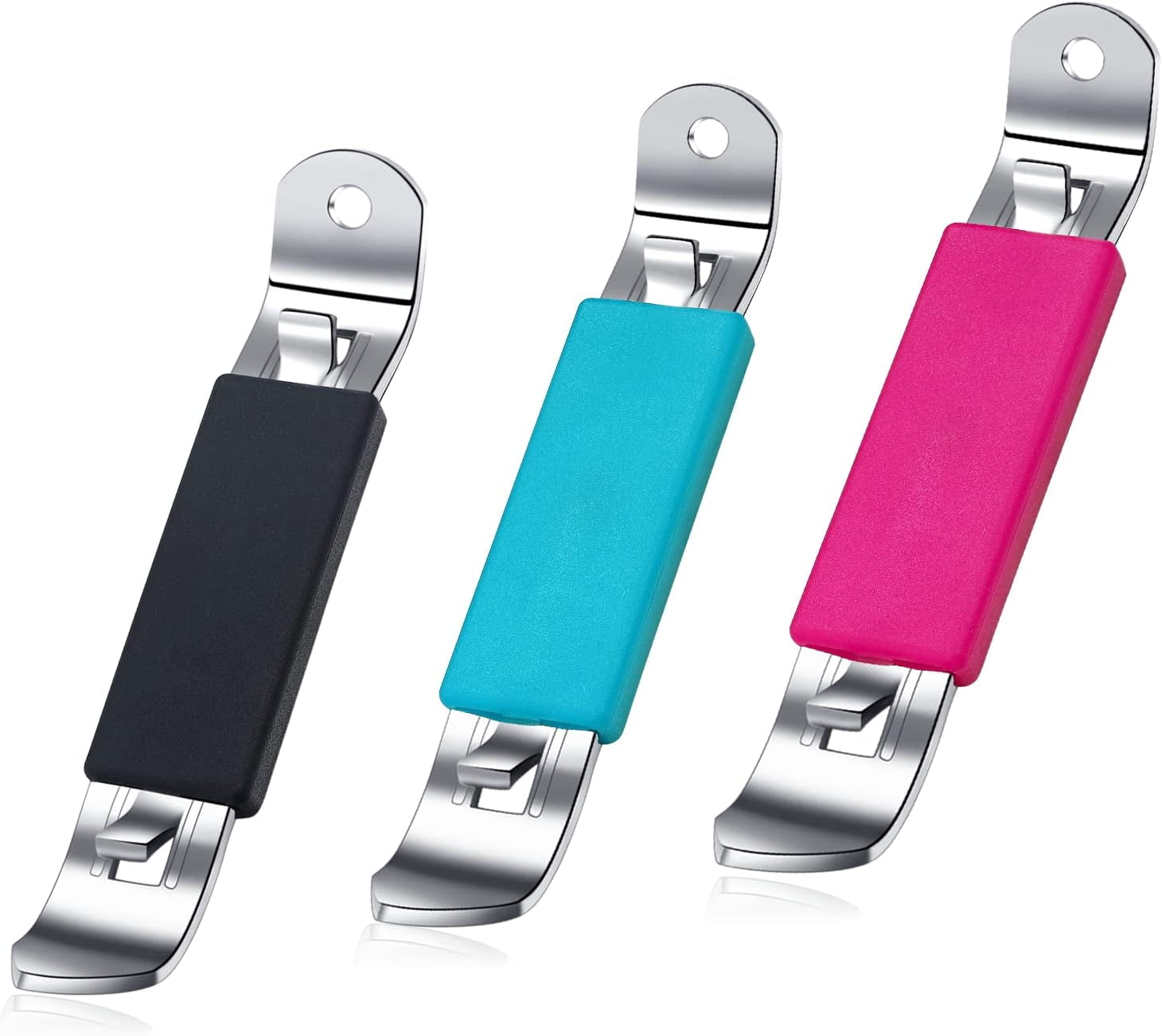 Walmart 3Piece Bottle & Can Opener Set, Stainless Steel, Compact Design for Camping