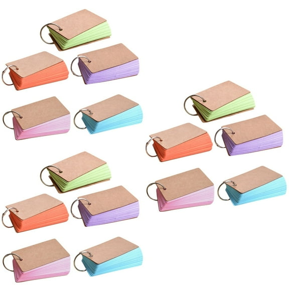 3 Pieces Memo Cards Affirmation Multiplication Flash Lovers Student