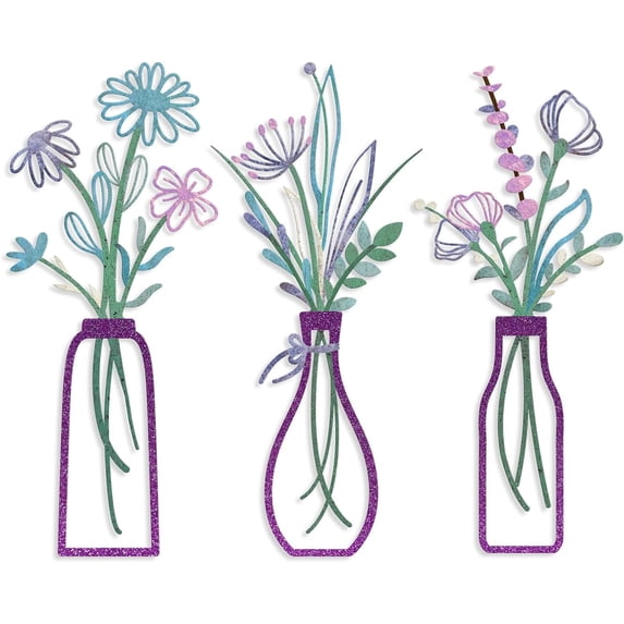 Pigort Farmhouse Flower Wall Sculptures (3 Count)