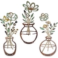 View of Ceramic Vase Set of 3, Modern Minimalist Farmhouse Style Home Decor ...