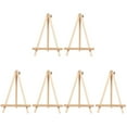 thumbnail image 1 of TAILTOSS Wood Easel Khaki for Picture Rack Small Studio 6Pcs 7.9*5.5*0.8In, 1 of 8