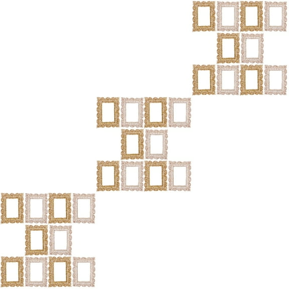 3 Pieces Mini Picture Frames Photo DIY Making Accessory