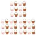 thumbnail image 1 of 3 Pieces Miniature Candy Basket for Party Favors Woven Little Small, 1 of 8