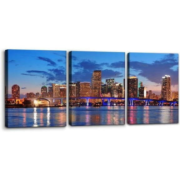 3 Pieces Modern Abstract Texture Artwork Canvas Prints Abstract Purple Paint Background Pictures Paintings on Canvas Wall Art for Home Decoration Wall Decor Stretch Framed Ready to Hang - 12"x16"x3