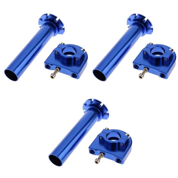 3 Pieces Motorcycle Throttle Handle Universal Fit Handlebar Grips