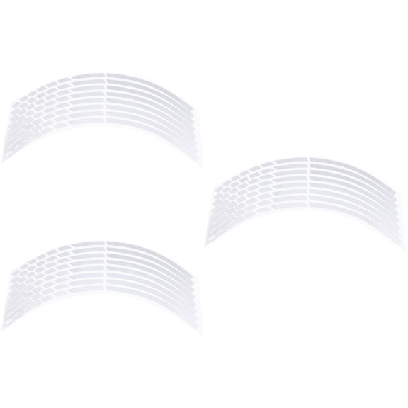 3 Pieces Motorcycle Wheel Stickers Decals Hub Rim Car Tire Decoration Accessories