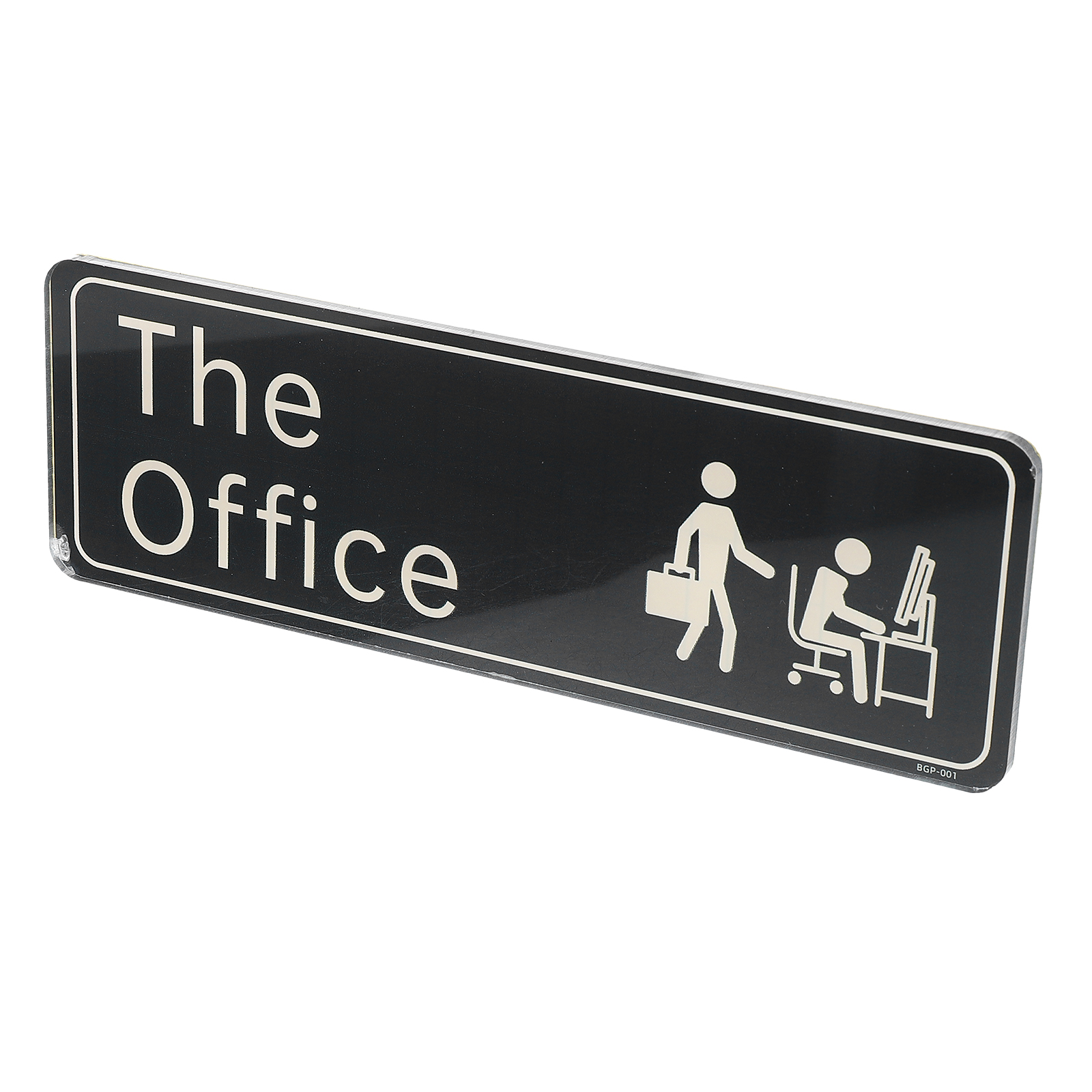 3 Pieces Office Sign Acrylic Useful White Letters Decor for Front Door