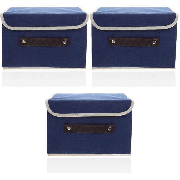 3 Pieces Organizer Collapsible Storage Bins Snack Containers Sundries Container Storage Bag Cube Pants Storage Boxes