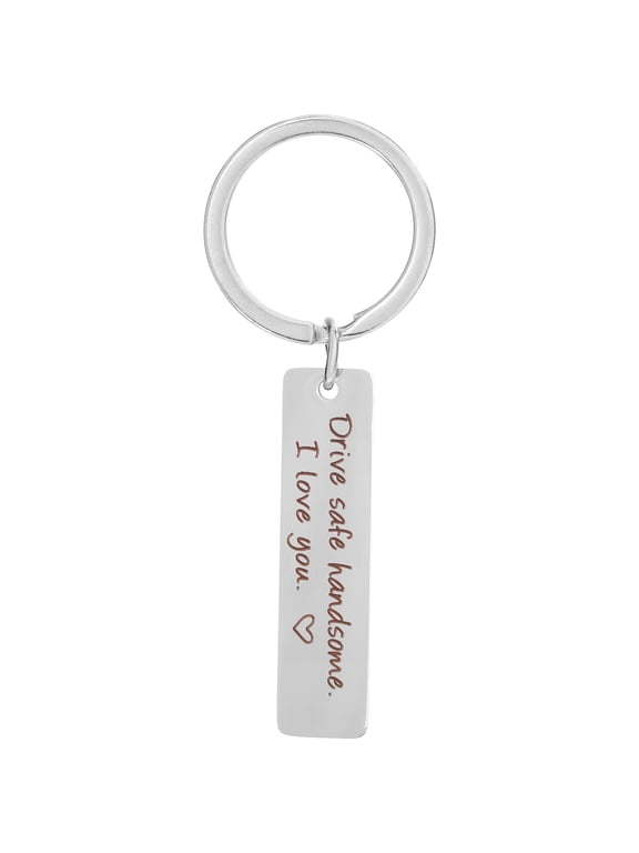 Set of 3 Keychains for Men, Custom Engraved Key with Delicate Craftsmanship, Perfect Accessories