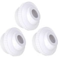 thumbnail image 1 of 3 Pieces Pool Jet Nozzles, 3/4" Directional Flow Eyeball Inlet Jet, Swimming Pool Return Jet Replacement Parts Fittings Spa with 1-1/2 Inch MIP Thread Pool Accessories for Cleaning White, 1 of 8