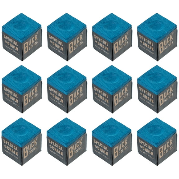 MOKKHNB Professional Blue Pool Chalk, Even Surface, Reduces Errors, 36Pcs
