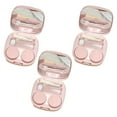 thumbnail image 1 of 3 Pieces Portable Eye Contact  with Accessory Holder Container Convenient for Women R Caps Small Size Pink, 1 of 10