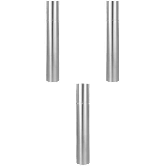 3 Pieces Portable Poster Tube Diploma Stand Tubes for Mailing Bulk Certificate Document Silver