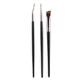 thumbnail image 1 of 3 Pieces Professional Angled Eyeliners Brush Set With Soft Synthetic Fibers Great For Achieving Precise Eye Makeup Styles, 1 of 8