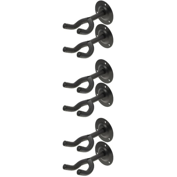 3 Pieces Rack Guitar Hook Ukulele Wall Mount Hangers Display