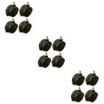 thumbnail image 1 of 3 Pieces Rubber Swivel Wheels Furniture Rims Floor Protecting Casters, 1 of 7