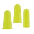thumbnail image 1 of 3 Pieces Silicone Insulation Finger Cover Thumb Protector Fingers Cover Durable for Kitchen Heat Resistant Anti Slip Finger Protector Sleeve yellow, 1 of 9