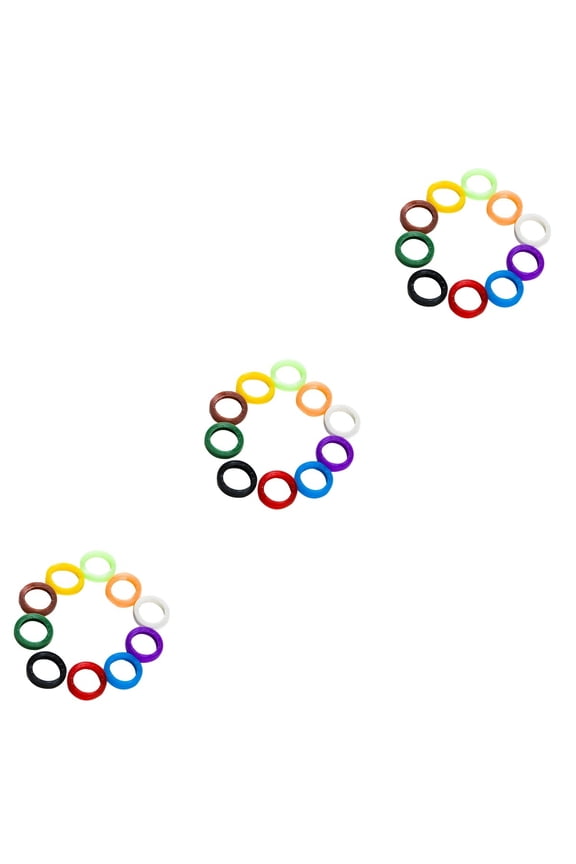 3 Pieces Small Key Ring Keys Organization Cover Accessories