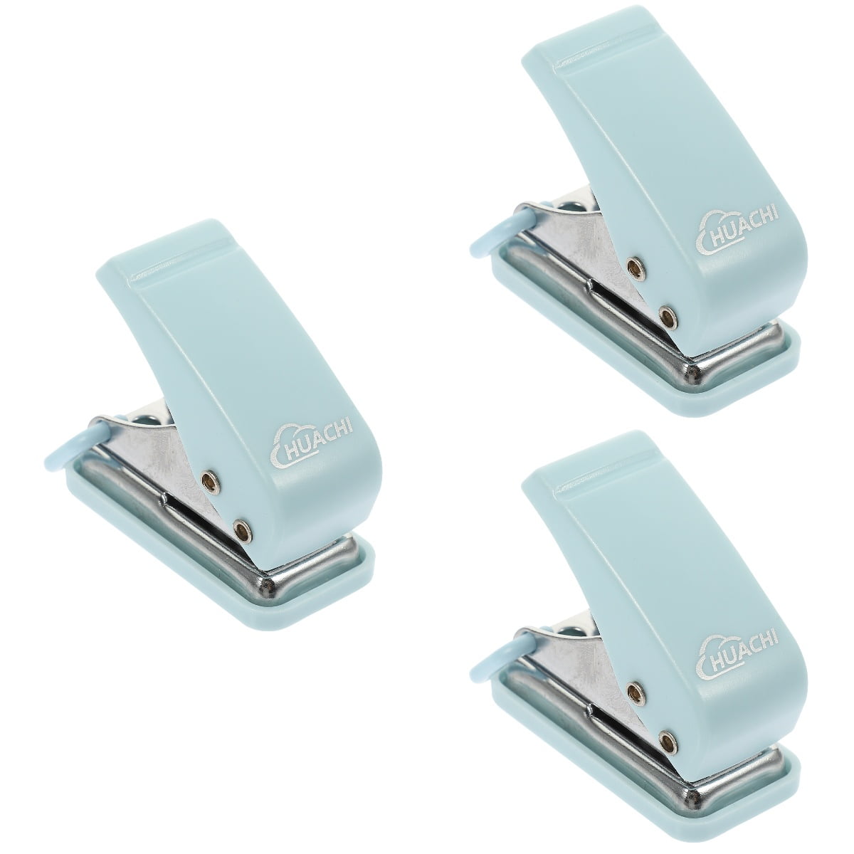 3 Pieces Small Stapler with Staples Hole Punch Stylish Student