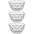 thumbnail image 1 of FOLOYORI 3-Piece Black Collection Basket Set - Practical and Storage Solution, 1 of 8