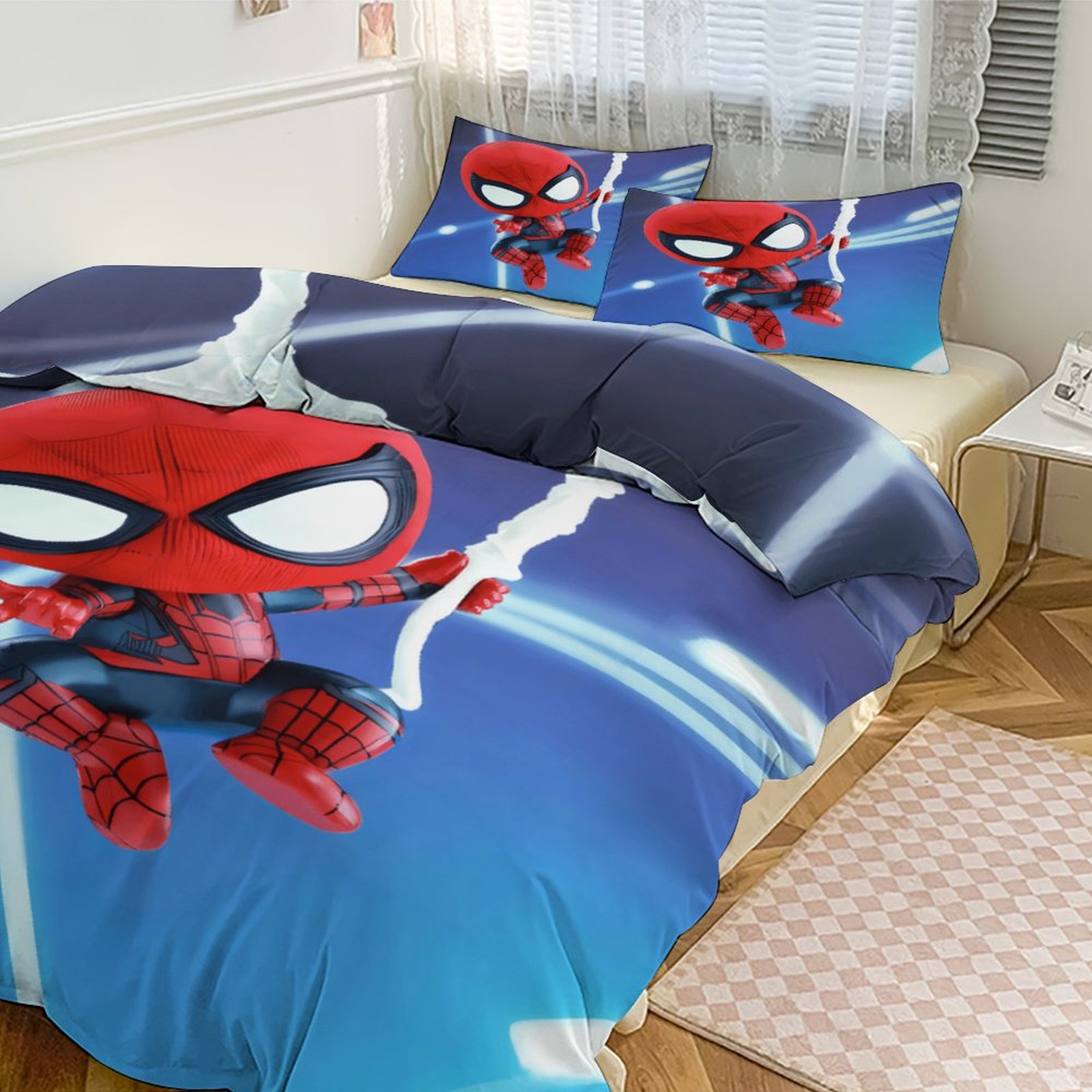 Best HD Pictures about  Spider Man Bedding Set  with No AI Images