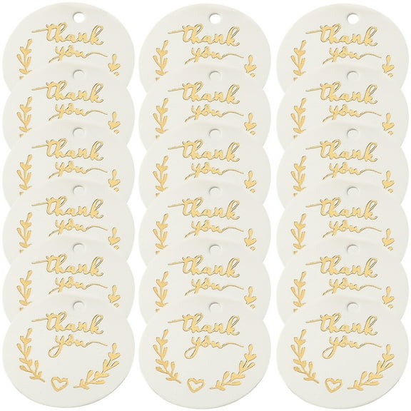 WRISTBIQUE Round Paper Celebrating present Labels 300Pack For Home Crafts 4.5X1.8In