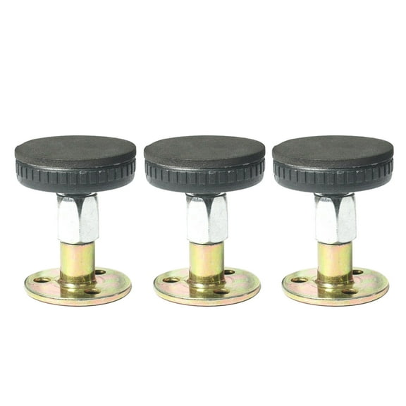 3 Pieces Thread Bed Frames Bed Headboards Telescopic Support Easy to Install