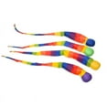 thumbnail image 1 of 3 Pieces Throw and Catch Balls with Rainbow Tail, Soft Sports Balls Playground Toys Bulk for Games and Activities Fun Throwing, 39.37 Inch Long, 1 of 8